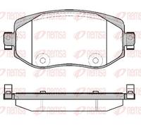 Pastiglie freno Assale anteriore 1724.08 REMSA per RENAULT MEGANE IV Hatchback