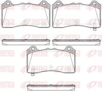 Pastiglie freno Assale anteriore 1736.02 REMSA per FORD FOCUS III