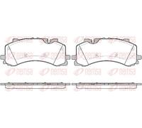 REMSA 1744.00 Kit pastiglie freni