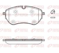 Pastiglie freno Assale anteriore 1853.00 REMSA per VW AMAROK