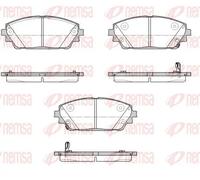 Pastiglie freno Assale anteriore 1900.02 REMSA per MAZDA 3 Hatchback