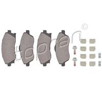 Pastiglie freno Assale anteriore 206 128 TOPRAN per OPEL CORSA C COMBO Tour