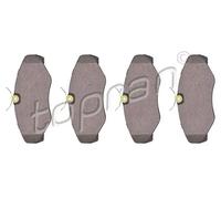 Pastiglie freno Assale anteriore 207 089 TOPRAN per RENAULT OPEL NISSAN