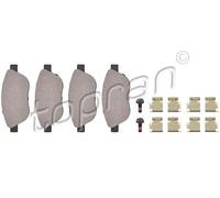 Pastiglie freno Assale anteriore 207 645 TOPRAN per OPEL CORSA D