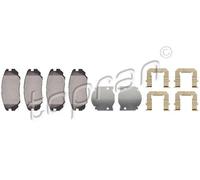 Pastiglie freno Assale anteriore 207 649 TOPRAN per OPEL INSIGNIA A