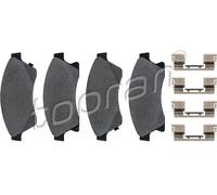 Pastiglie freno Assale anteriore 208 008 TOPRAN per OPEL CHEVROLET