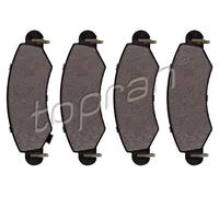 Pastiglie freno Assale anteriore 208 260 TOPRAN per OPEL AGILA