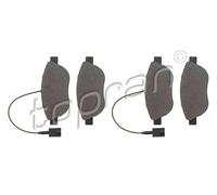 Pastiglie freno Assale anteriore 208 886 TOPRAN per FIAT LANCIA OPEL