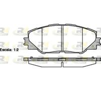 Pastiglie freno Assale anteriore 21234.00 ROADHOUSE per TOYOTA RAV 4 III AURIS