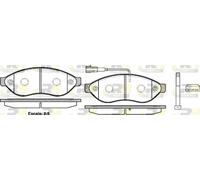 Pastiglie freno Assale anteriore 21237.01 ROADHOUSE per FIAT PEUGEOT CITROËN