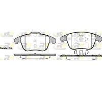 Pastiglie freno Assale anteriore 21249.00 ROADHOUSE per CITROËN PEUGEOT DS