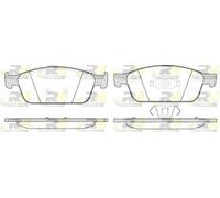 Pastiglie freno Assale anteriore 21510.10 ROADHOUSE per FORD KUGA II
