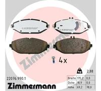 ZIMMERMANN 22076.990.1 Kit pastiglie freni