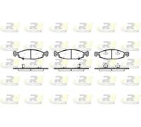 RoadHouse Coppia pastiglie freno 2736,02 per assale anteriore Jeep Grand Cherokee II 1999