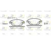 RIDEX Kit pastiglie freni Anteriore per OPEL COMBO Kasten/Kombi (X12)