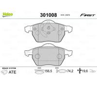VALEO 301008 Kit pastiglie freni