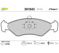 VALEO 301043 Kit pastiglie freni