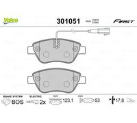 Pastiglie freno Assale anteriore 301051 VALEO per ALFA ROMEO PEUGEOT FIAT
