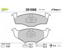 VALEO 301066 Kit pastiglie freni