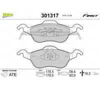 VALEO 301317 Kit pastiglie freni
