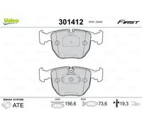 VALEO 301412 Kit pastiglie freni