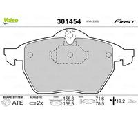 Pastiglie freno Assale anteriore 301454 VALEO per OPEL ASTRA G Hatchback