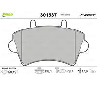 Pastiglie freno Assale anteriore 301537 VALEO per RENAULT OPEL NISSAN