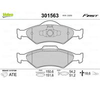 VALEO 301563 Kit pastiglie freni