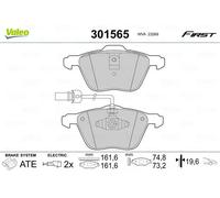 Pastiglie freno Assale anteriore 301565 VALEO per VW SEAT FORD