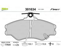 VALEO 301634 Kit pastiglie freni