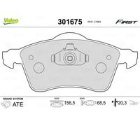 VALEO 301675 Kit pastiglie freni