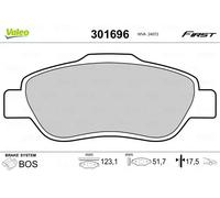 Pastiglie freno Assale anteriore 301696 VALEO per FIAT PANDA Furgone/hatchback