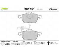 VALEO 301751 Kit pastiglie freni