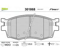 VALEO 301868 Kit pastiglie freni