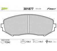 Pastiglie freno Assale anteriore 301877 VALEO per SUZUKI GRAND VITARA II