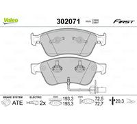 Pastiglie freno Assale anteriore 302071 VALEO per AUDI VW