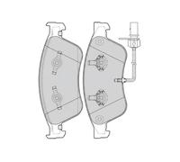 Valeo Kit pastiglie freni 302071 anteriore per Audi, VW