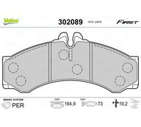Pastiglie freno Assale anteriore 302089 VALEO per MERCEDES-BENZ VW