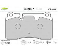 VALEO 302097 Kit pastiglie freni
