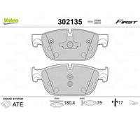 Pastiglie freno Assale anteriore 302135 VALEO per PEUGEOT CITROËN DS