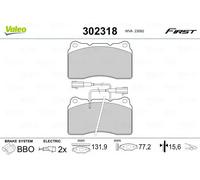 VALEO 302318 Kit pastiglie freni