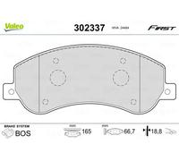 VALEO Kit pastiglie freni 302337 Anteriore per VW Amarok