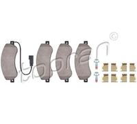 Pastiglie freno Assale anteriore 303 968 TOPRAN per FORD TRANSIT Autobus