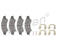 Pastiglie freno Assale anteriore 305 186 TOPRAN per FORD RANGER
