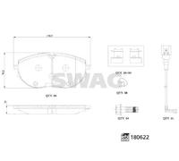 Pastiglie freno Assale anteriore 33 10 7793 SWAG per VW MULTIVAN T6
