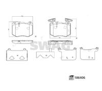 SWAG 33 11 0391 Kit pastiglie freni
