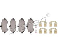 Pastiglie freno Assale anteriore 400 428 TOPRAN per MERCEDES-BENZ CLASSE A