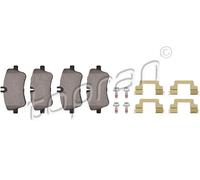 Pastiglie freno Assale anteriore 401 430 TOPRAN per MERCEDES-BENZ CLASSE C SLK