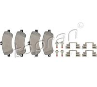 Pastiglie freno Assale anteriore 408 057 TOPRAN per MERCEDES-BENZ CLASSE GLK