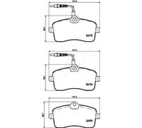ASHIKA 50-00-0652 Kit pastiglie freni